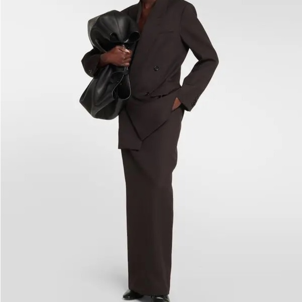 THE ROW Bartelle wool-twill maxi skirt